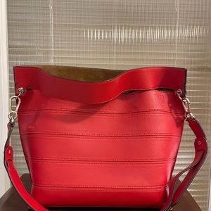 *SOLD* Loewe front slit hobo bucket bag